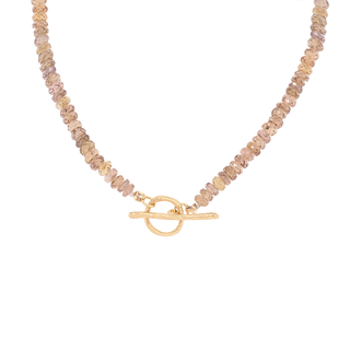 Natural Gemstone 'Boulder' Toggle Necklace - Anne Sportun Fine Jewellery