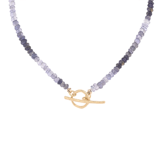 Natural Gemstone 'Boulder' Toggle Necklace - Anne Sportun Fine Jewellery