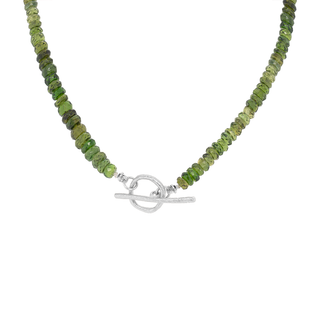 Natural Gemstone 'Boulder' Toggle Necklace - Anne Sportun Fine Jewellery
