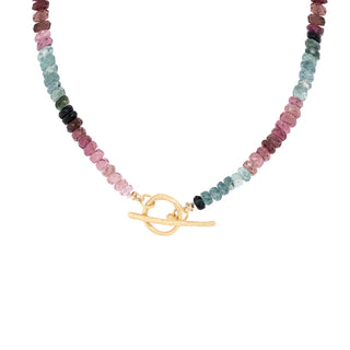 Natural Gemstone 'Boulder' Toggle Necklace - Anne Sportun Fine Jewellery