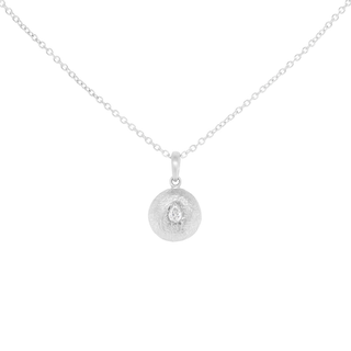 Medium 'Boulder' Pear Diamond Disc Necklace - Anne Sportun Fine Jewellery
