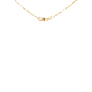 Diamond Spray 10mm Hammered Disc Necklace - Anne Sportun Fine Jewellery
