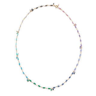 "Spectrum" Hand Tied Multi-Stone Necklace - Anne Sportun Fine Jewellery