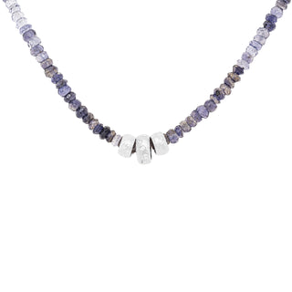 Natural Gemstone Triple 'Boulder Bead' Necklace - Anne Sportun Fine Jewellery