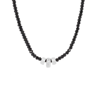 Natural Gemstone Triple 'Boulder Bead' Necklace - Anne Sportun Fine Jewellery