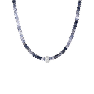Natural Gemstone Diamond 'Boulder Bead' Necklace - Anne Sportun Fine Jewellery