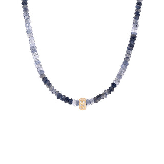 Natural Gemstone Diamond 'Boulder Bead' Necklace - Anne Sportun Fine Jewellery