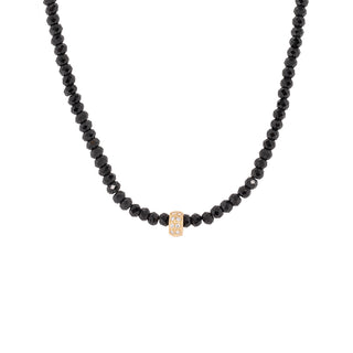 Natural Gemstone Diamond 'Boulder Bead' Necklace - Anne Sportun Fine Jewellery