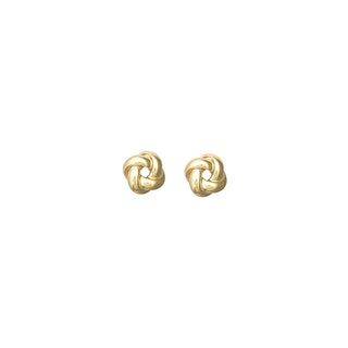 Gold Love Knot Earrings - Anne Sportun Fine Jewellery