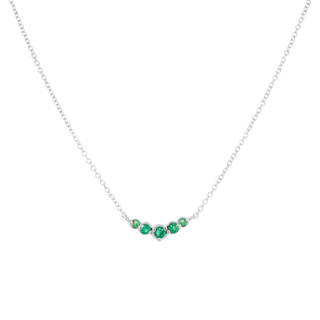 Emerald Arc Necklace - Anne Sportun Fine Jewellery