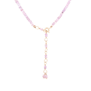 *One of a Kind* Pink Sapphire Beaded Necklace - Anne Sportun Fine Jewellery