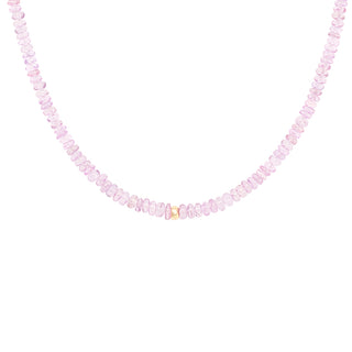 *One of a Kind* Pink Sapphire Beaded Necklace - Anne Sportun Fine Jewellery