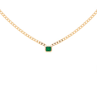 'Archive' 0.36ct Emerald Cut Necklace