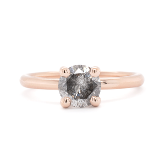 Custom 0.81ct 'Annie' Salt & Pepper Diamond