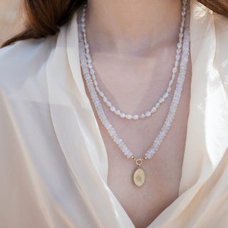 Palm Leaf | Spirit | Traveler's Token Necklace - Anne Sportun Fine Jewellery