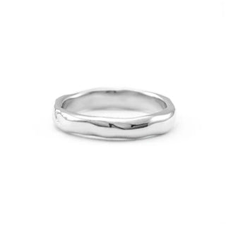 Medium Melt Silver Ring - Anne Sportun Fine Jewellery