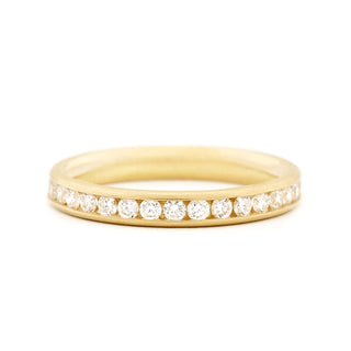Classic Channel Set Diamond Band - Anne Sportun Fine Jewellery
