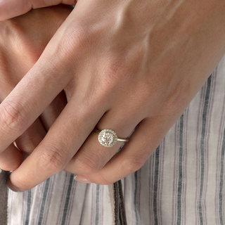 0.73ct Diamond 'Original Halo' Ring - Anne Sportun Fine Jewellery