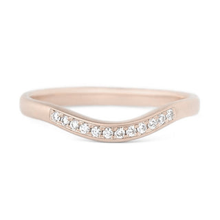 Diamond Wave Cup Jacket Band - Anne Sportun Fine Jewellery