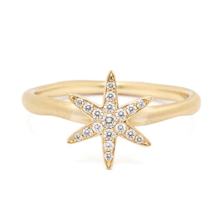 Diamond Pave Star Ring - Anne Sportun Fine Jewellery
