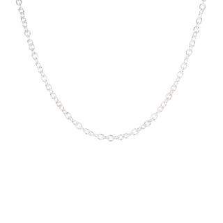 2.4mm Oval Rolo Chain | Silver - Anne Sportun Fine Jewellery