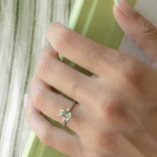 1.71ct Emerald Lab Diamond Engagement Ring - Anne Sportun Fine Jewellery