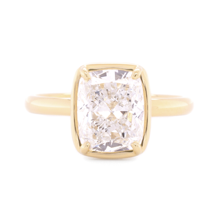 Custom 'Haley'  2.34ct Elongated Cushion Diamond