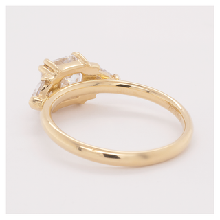 1.55ct Asscher Diamond w/ Trillions