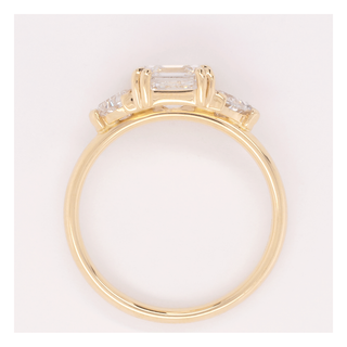 1.55ct Asscher Diamond w/ Trillions