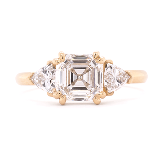 1.55ct Asscher Diamond w/ Trillions