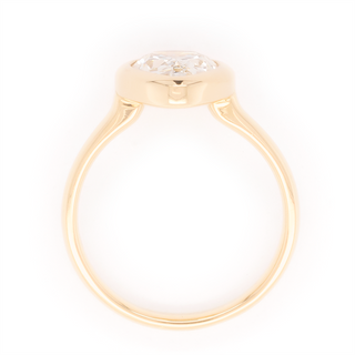 2.16ct Old Mine Vintage Pear Diamond Ring - Anne Sportun Fine Jewellery