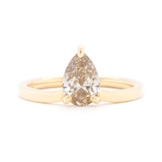Custom 'Clara' 1.03ct Pear Diamond