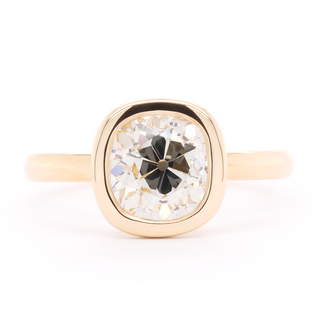 1.68ct Vintage Old Mine Diamond 'Anne' Bezel Basket Ring - Anne Sportun Fine Jewellery
