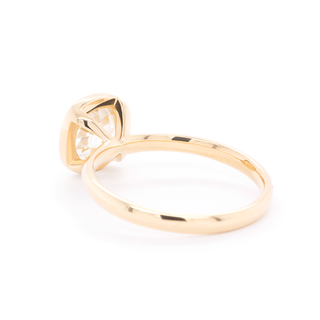 1.68ct Vintage Old Mine Diamond 'Anne' Bezel Basket Ring - Anne Sportun Fine Jewellery