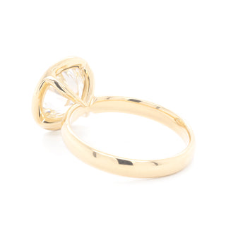 3.26ct Natural Old European Diamond Anne Bezel Basket Ring - Anne Sportun Fine Jewellery