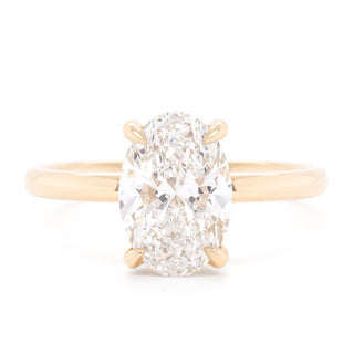 2.10ct Lab Oval Diamond 'Alexa' Ring
