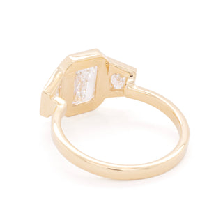 2.02ct Lab Emerald Trinity One Of a Kind 'Fiona' Ring - Anne Sportun Fine Jewellery