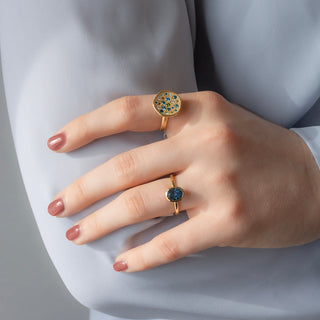 Grand Diamond Seafoam Ring - Anne Sportun Fine Jewellery