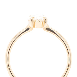 1.54ct Vintage Moval Diamond Ring