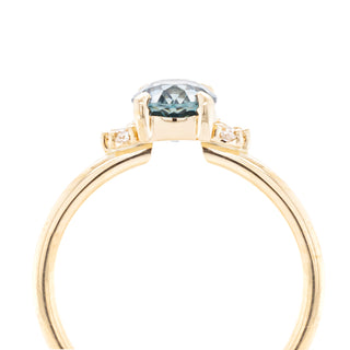 1.56ct Oval Montana Sapphire 'Kathleen' Ring - Anne Sportun Fine Jewellery