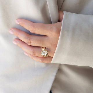 2mm 'Boulder' Pipe Cut Ring - Anne Sportun Fine Jewellery