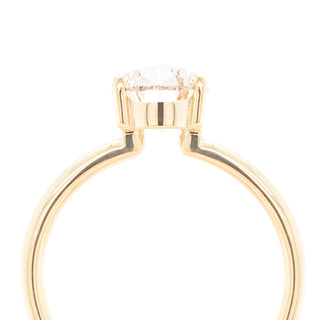 2.10ct Champagne Pear Diamond Ring