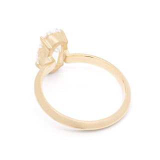 2.51ct Lab Elongated Oval Knife-Edge 'Alex' One of a Kind Ring - Anne Sportun Fine Jewellery