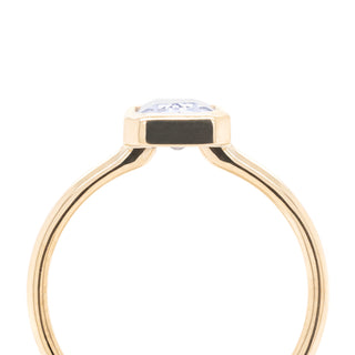 1.52ct Emerald Cut Purple-Blue Sapphire 'Piper' One of a Kind Ring