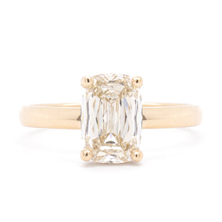 2.01ct Geo Cut Elongated Cushion "Alex" One of a Kind Ring