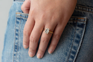 2.50ct Lab Emerald Cut "Alex" Ring - Anne Sportun Fine Jewellery