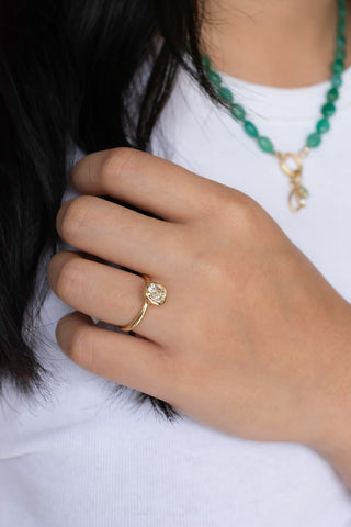 1.20ct Natural Old Mine Cut Diamond 'Anne' One of a Kind Ring - Anne Sportun Fine Jewellery
