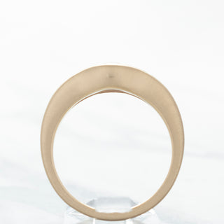 No.01 'Archive' 1.06ct Blue Sapphire Signet Bombe Ring - Anne Sportun Fine Jewellery