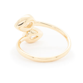 No.15 'Archive' 0.94tcw Double Pear Bypass Diamond Ring