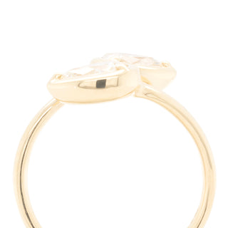 No.15 'Archive' 0.94tcw Double Pear Bypass Diamond Ring